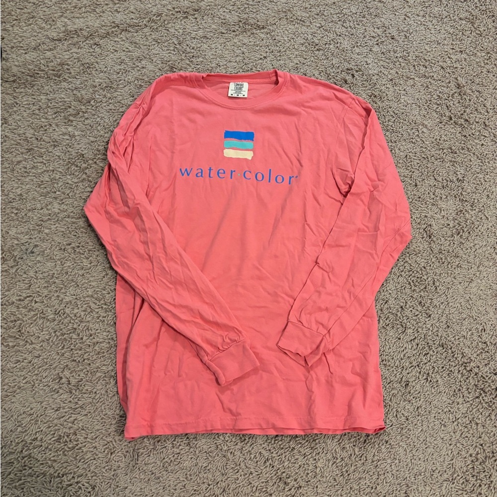 Watercolor long sleeve shirt